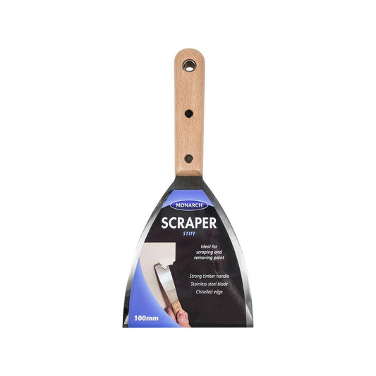Monarch Scraper - 100mm - Stainless Steel - Heavy Duty
