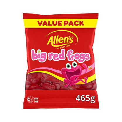 Allen's Lollies Big Red Frogs - 465g