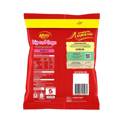 Allen's Lollies Big Red Frogs - 465g