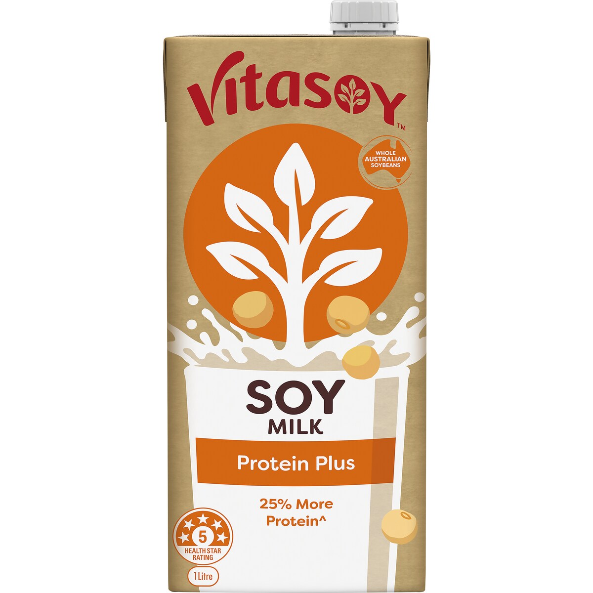 Vitasoy Protein Plus Unsweetened Soy Milk 1l