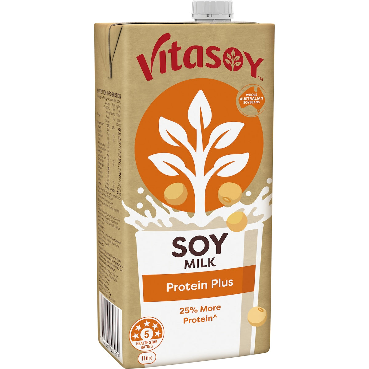 Vitasoy Protein Plus Unsweetened Soy Milk 1l