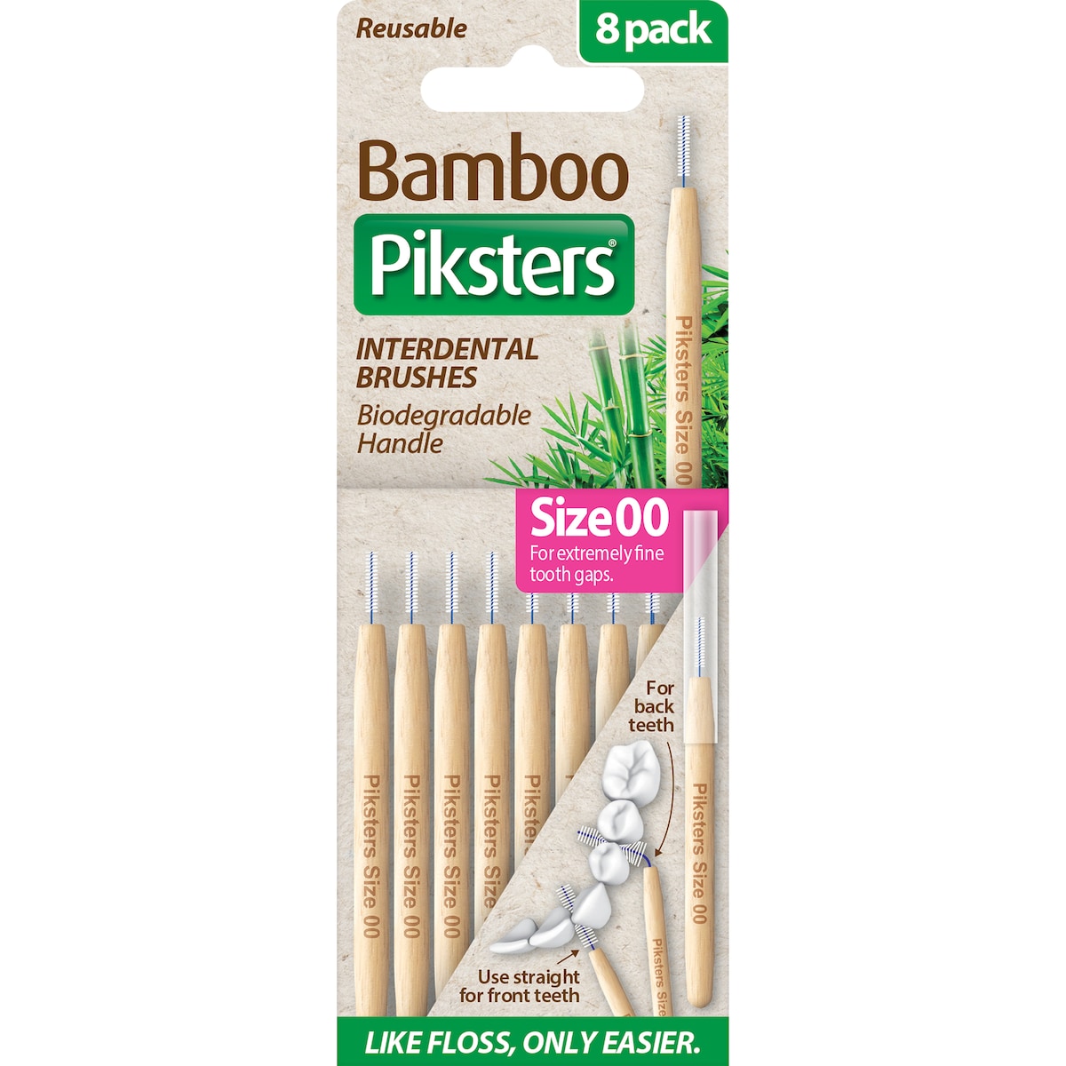Piksters Interdental Brushes Size 000 10 Pack