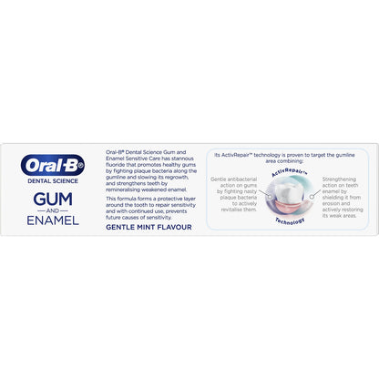 Oral-b Gum Care & Enamel Sensitive Protect Mint Toothpaste 110g