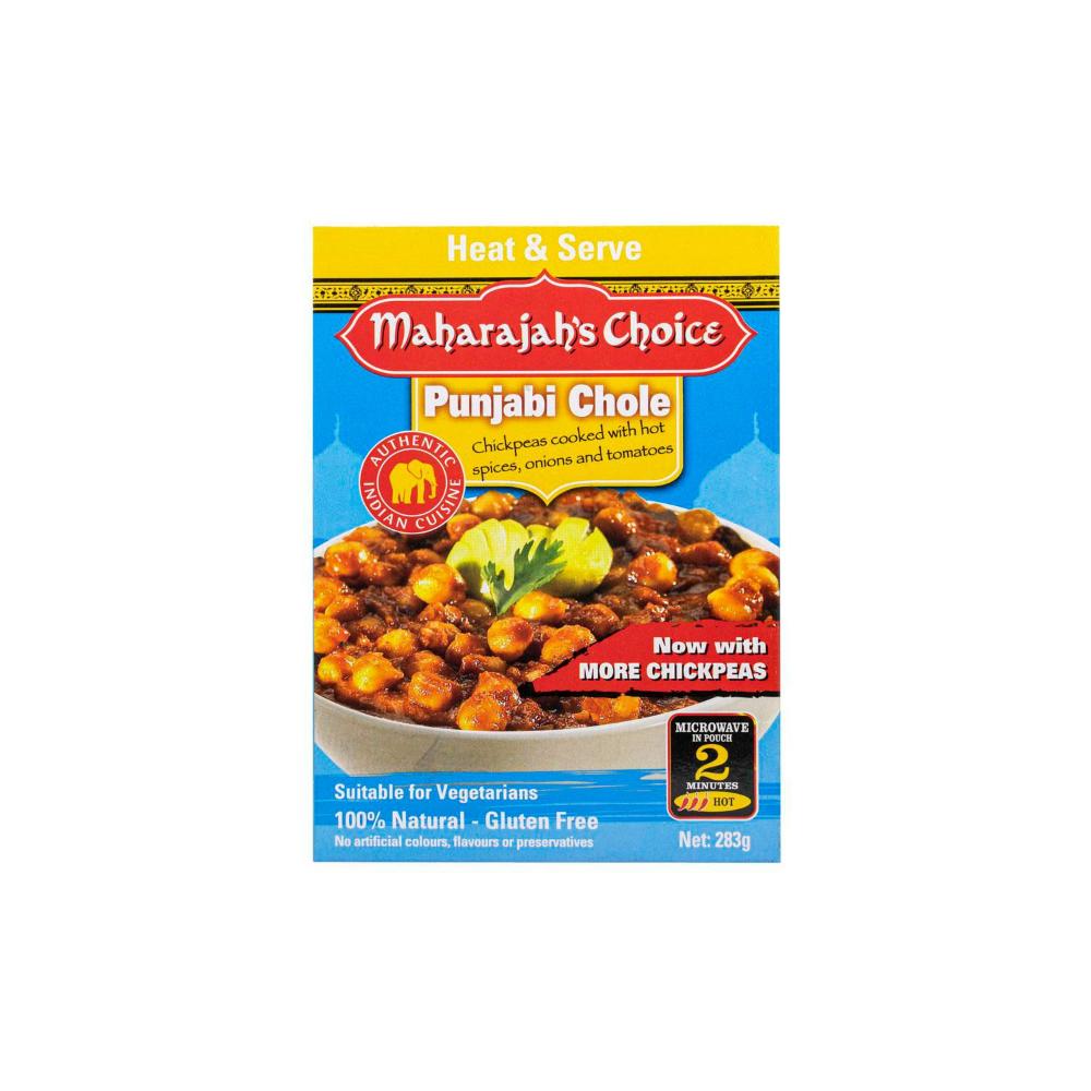 Maharajah's Choice Punjab Choley Ready Meal - 283g