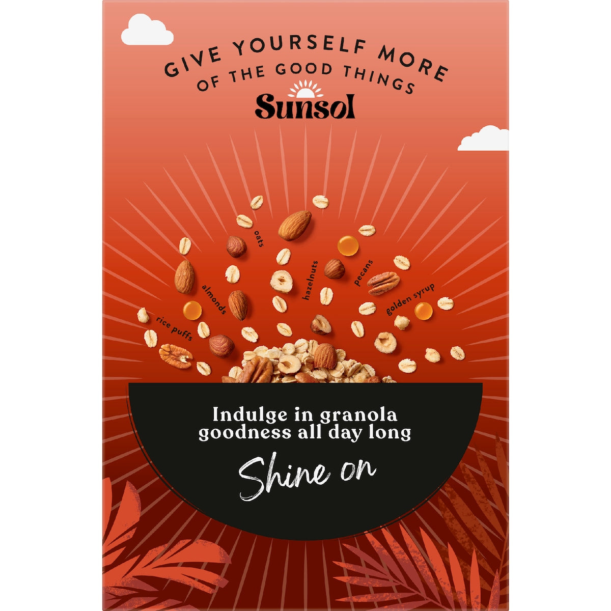 Sunsol Wholegrain Granola Chunky Nut 450g