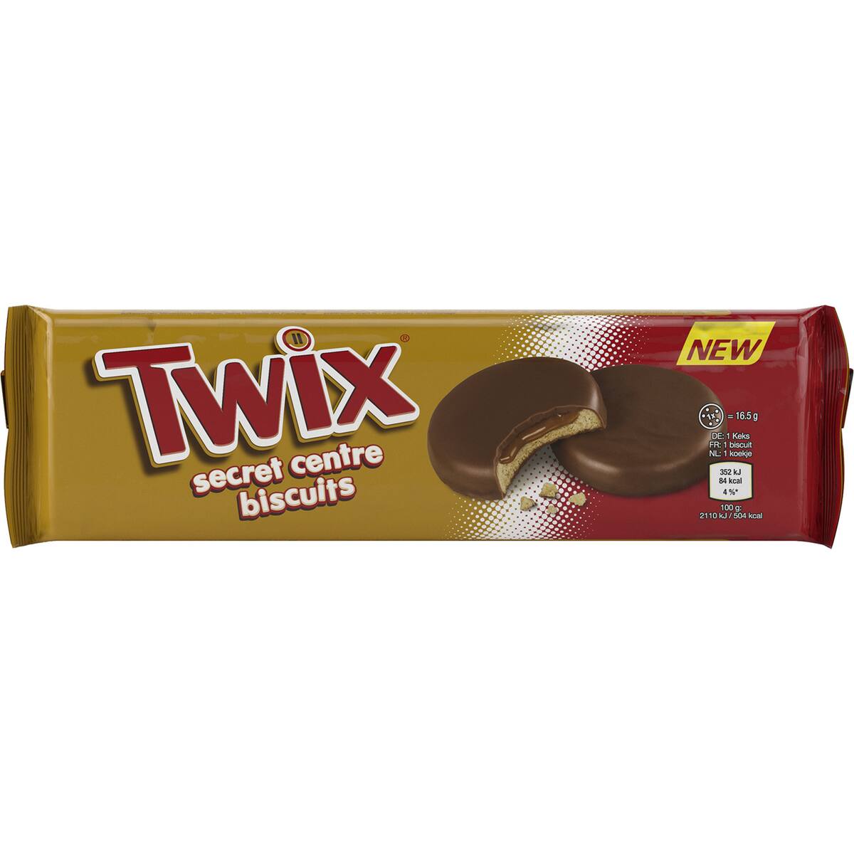 Twix Secret Centre Biscuits 132g