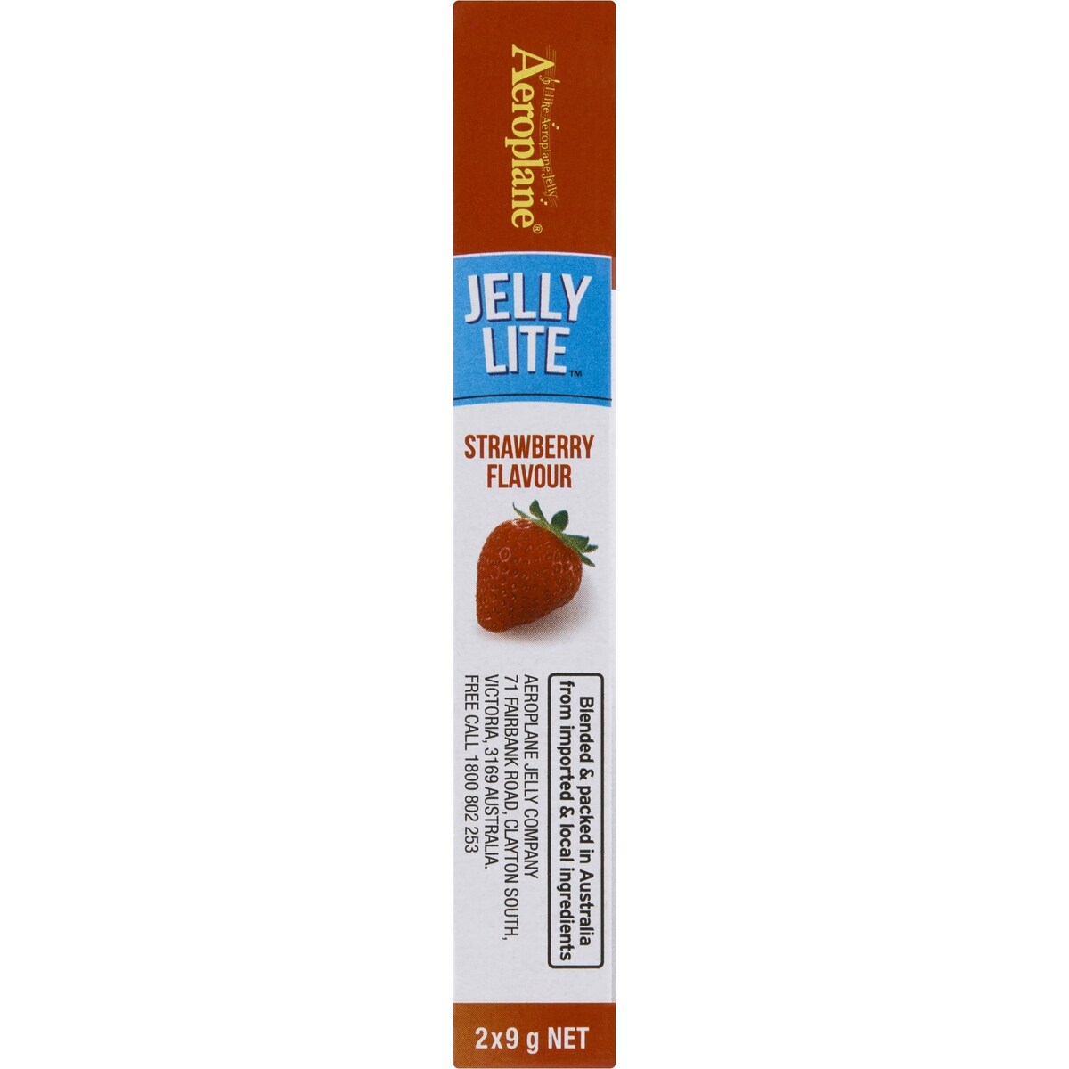 Aeroplane Jelly Lite Strawberry Flavour Low Calorie Jelly Crystals 2x9g