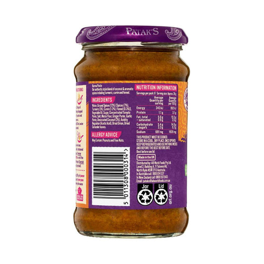 Patak's Korma Curry Paste Mild - 290g