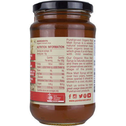 Pureharvest Rice Malt Syrup 500g