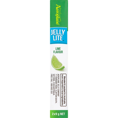 Aeroplane Jelly Lite Crystals Lime 9g X 2 Pack