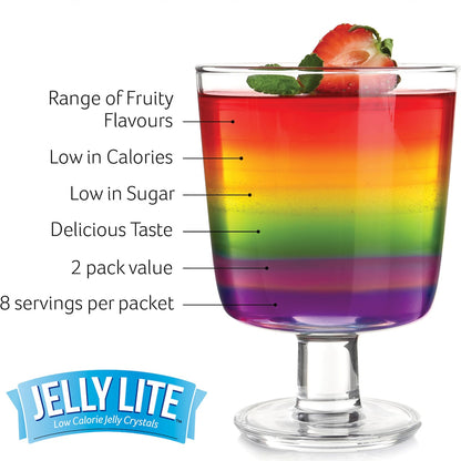 Aeroplane Jelly Lite Crystals Lime 9g X 2 Pack