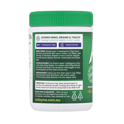 Actizyme Drain & Septic eaner - 450g