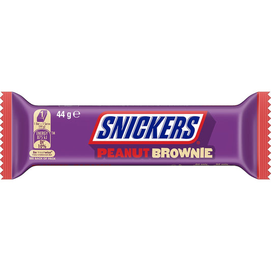 Snickers Peanut Brownie Milk Chocolate Bar 44g