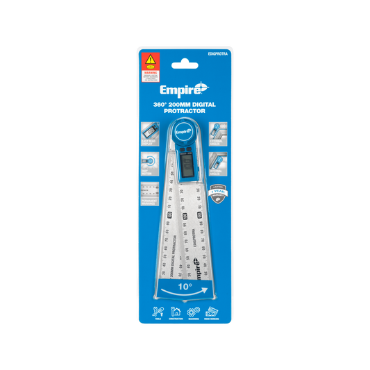 Empire 360 Degree 200mm Digital Protractor