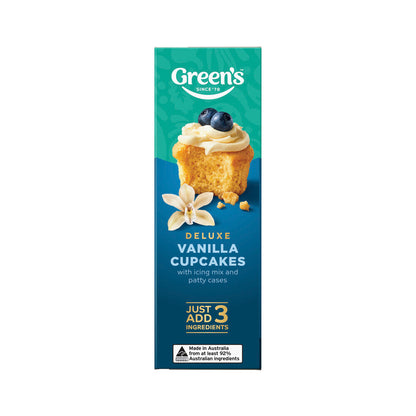 Green's Deluxe Vanilla Cupcake Mix - 490g