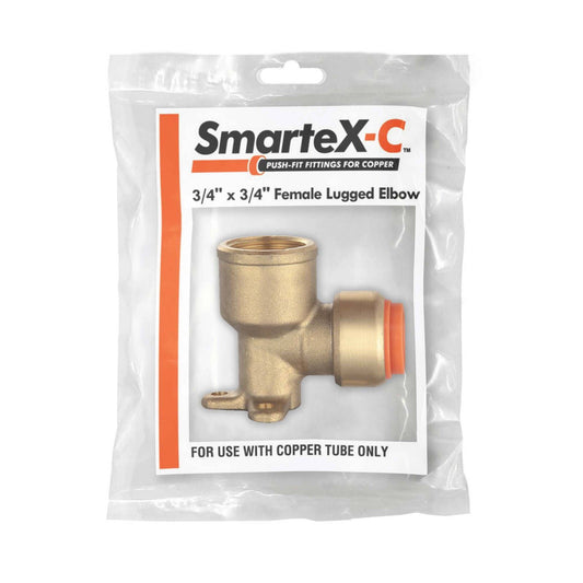 Smartex Copper Female Lugged Elbow - 20 x 20mm