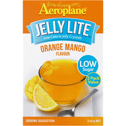 Aeroplane Jelly Lite Orange Mango 2x9g