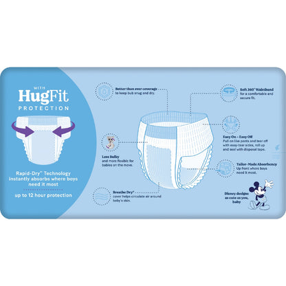 Huggies Ultra Dry Nappy Pants Boys Size 6 (15-20kg) 24 Pack