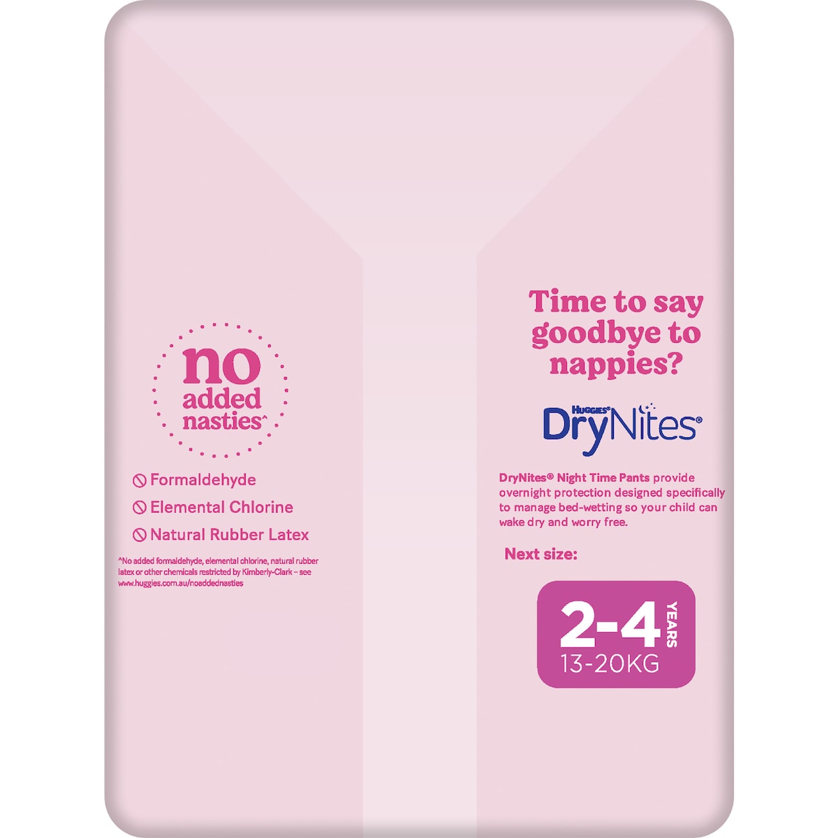 Huggies Ultra Dry Nappy Pants Girls Size 6 (15-20kg) 24 Pack