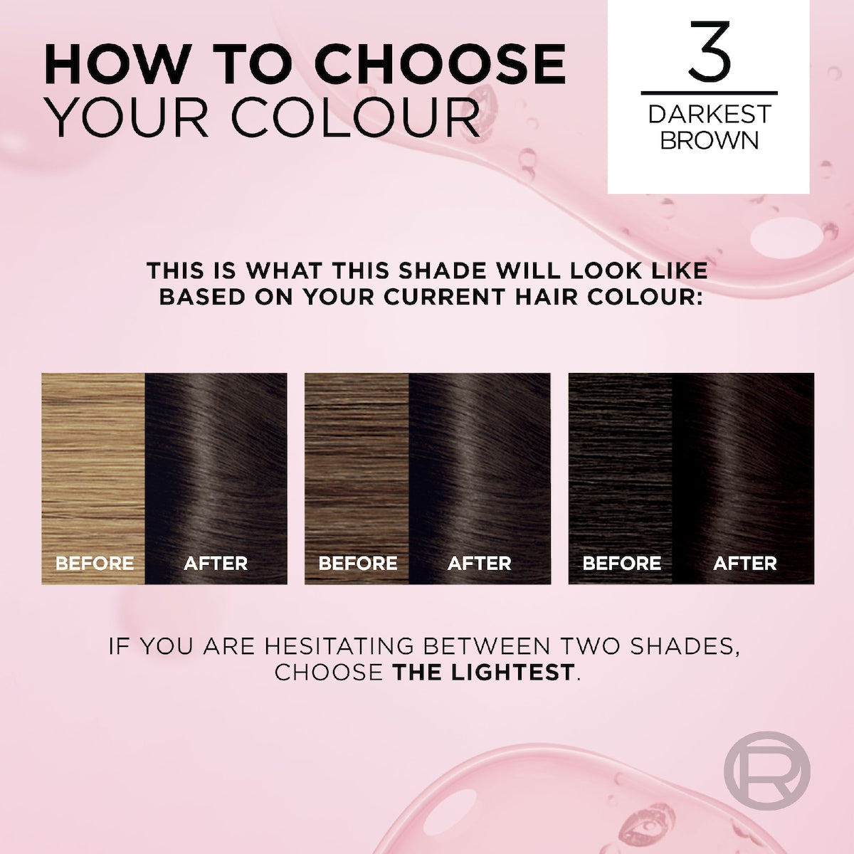 Loreal Paris Excellence Creme Hair Colour 3 Darkest Brown Each