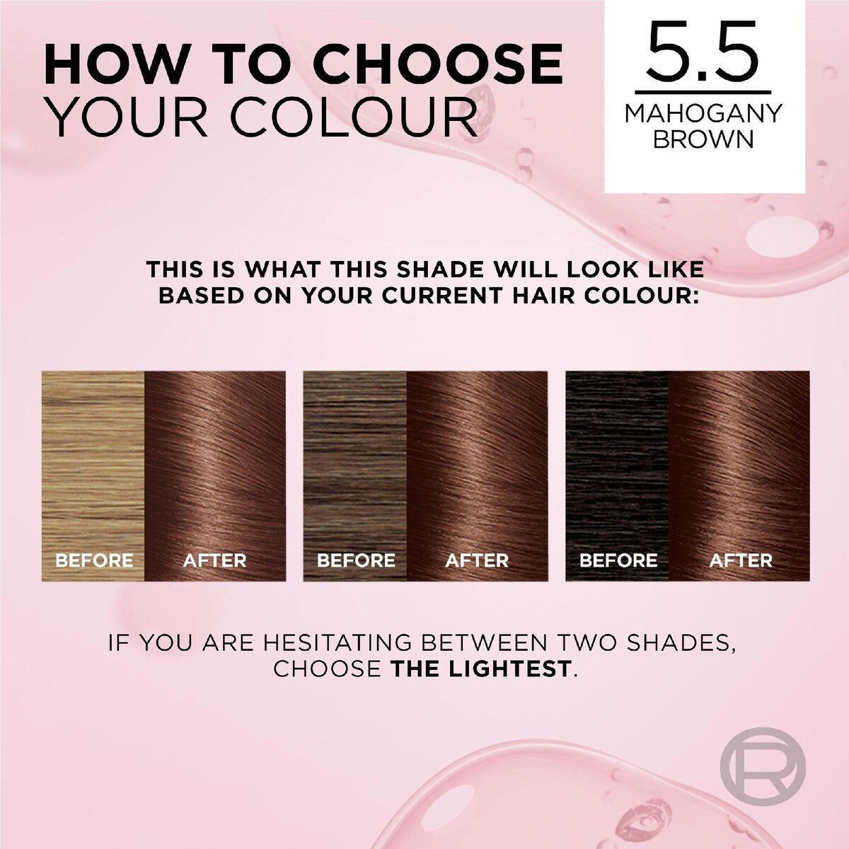 Loreal Excellence Creme Hair Colour 5.5 Mahogany Brown Each