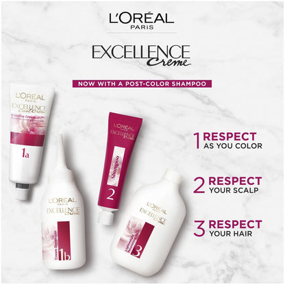 Loreal Paris Excellence Creme Hair Colour 6 Light Brown Each