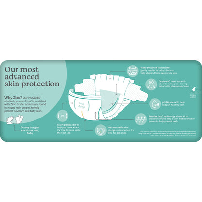 Huggies Skin Protect Newborn Nappies Size 1 (Up To 5kg) 54 Pack