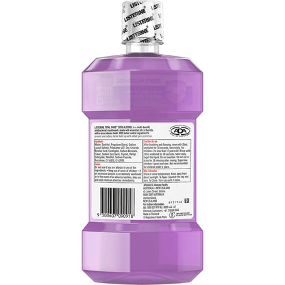 Listerine Mouthwash Total Care Zero Alcohol 1l
