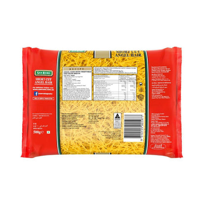San Remo Angel Hair Short Pasta No 141 - 500g