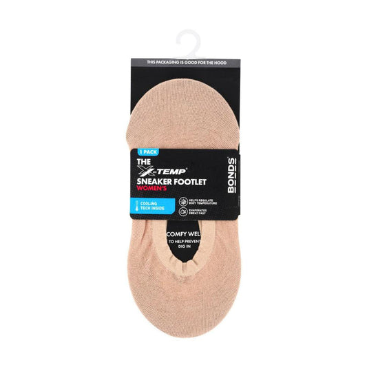 Bonds Womens Xtemp Sneaker Footlet 4+ - 1 Pack
