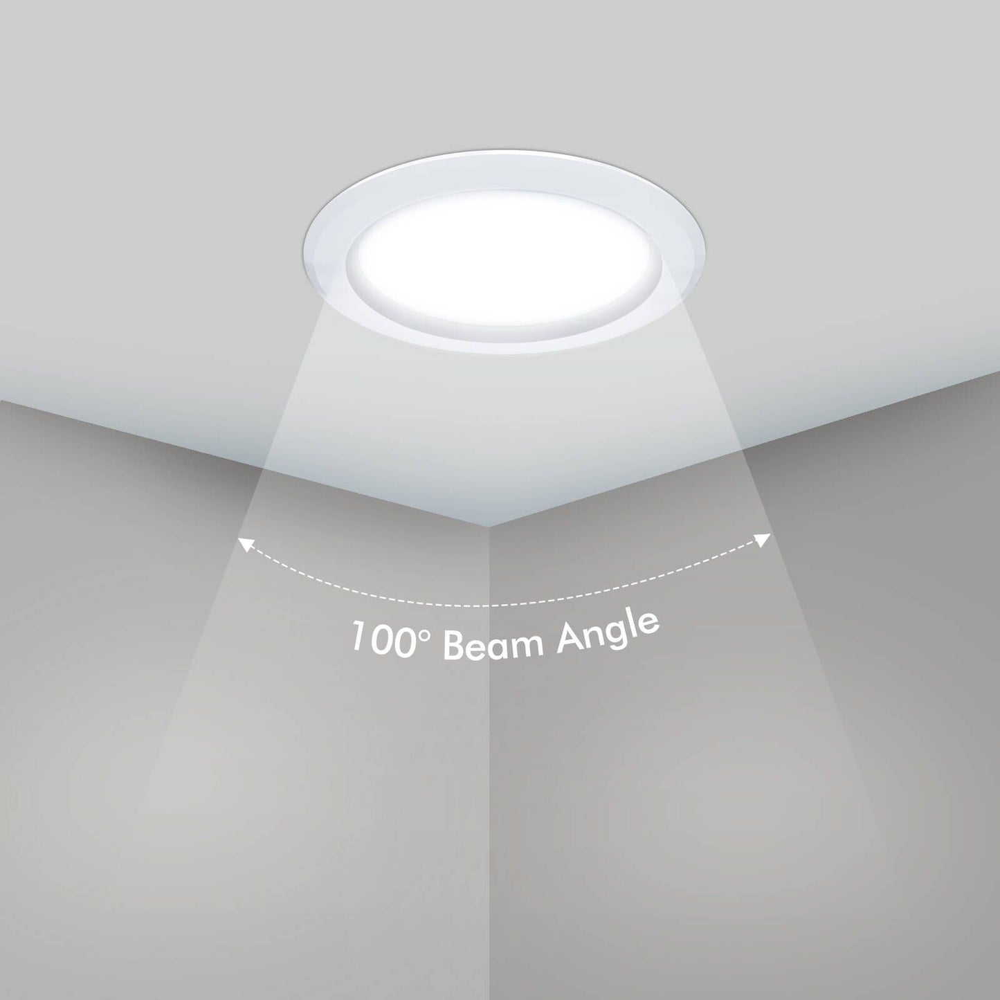 Arlec RGB CCT LED Downlight - 9W - 92mm - 5 Pack