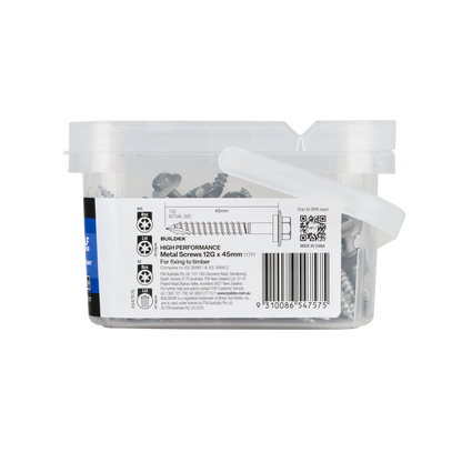 Buildex Cladding Screws - 12g x 45mm - 100 Pack