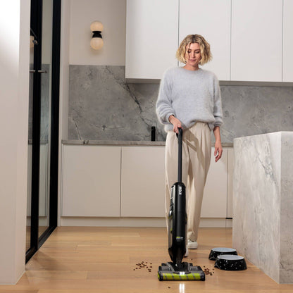 Ryobi ONE+ HP Brushless Upright Vacuum Kit - 2 x 4.0Ah - 1L - Black
