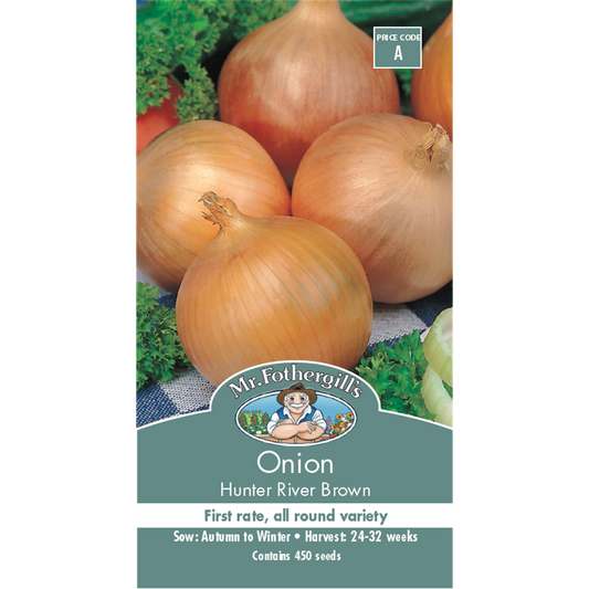 Mr Fothergill Hunter River Brown Onion Seeds