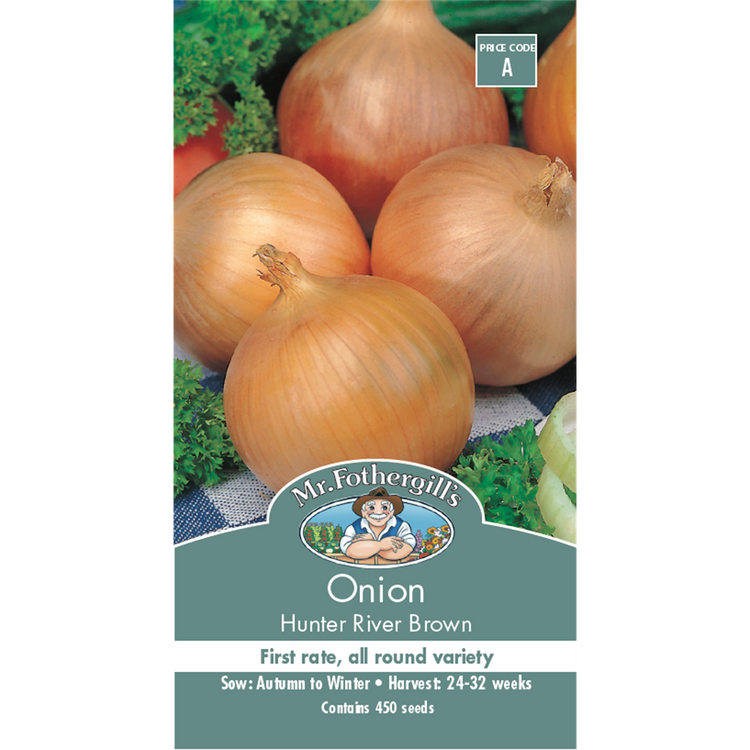 Mr Fothergill Hunter River Brown Onion Seeds