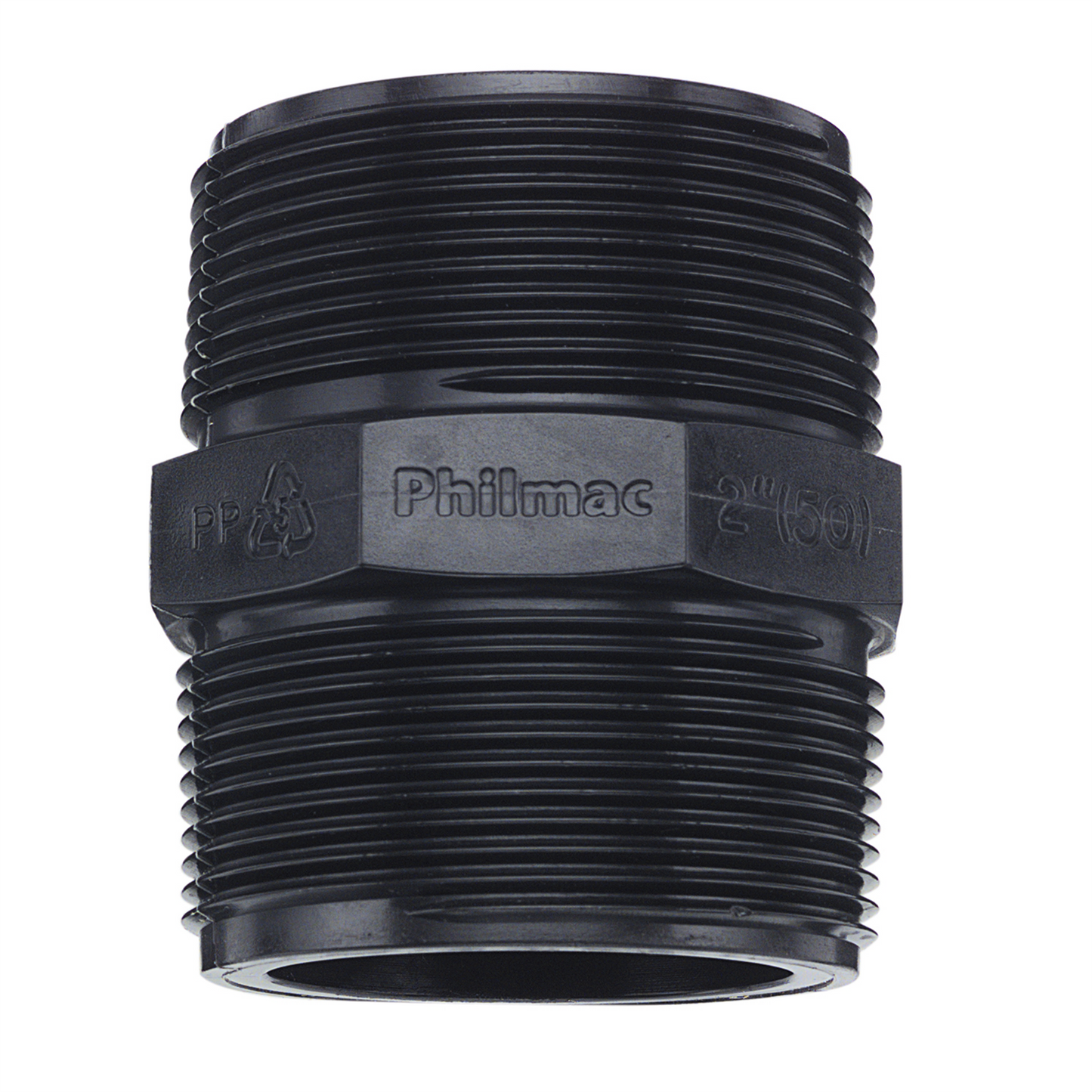 Philmac BSP Thread Pipe Nipple - 2"