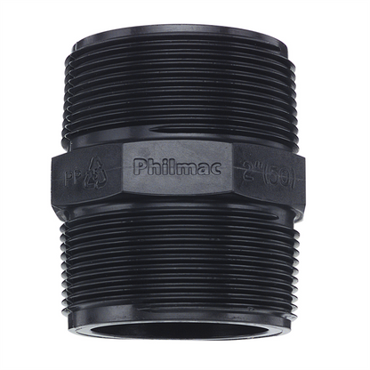 Philmac BSP Thread Pipe Nipple - 2"