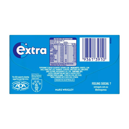 Extra Peppermint Sugar Free Chewing Gum - 27g