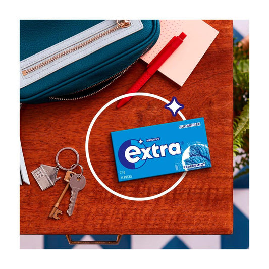 Extra Peppermint Sugar Free Chewing Gum - 27g