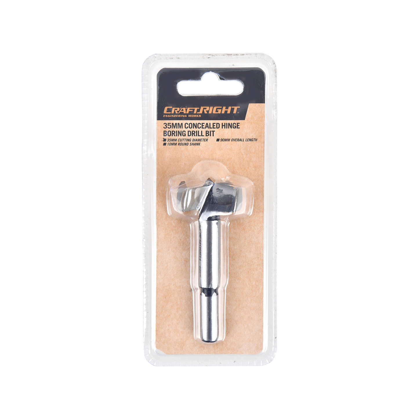 Craftright Concealed Hinge Boring Drill Bit - 35mm