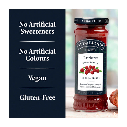 St Dalfour Red Raspberry Spread - 284g