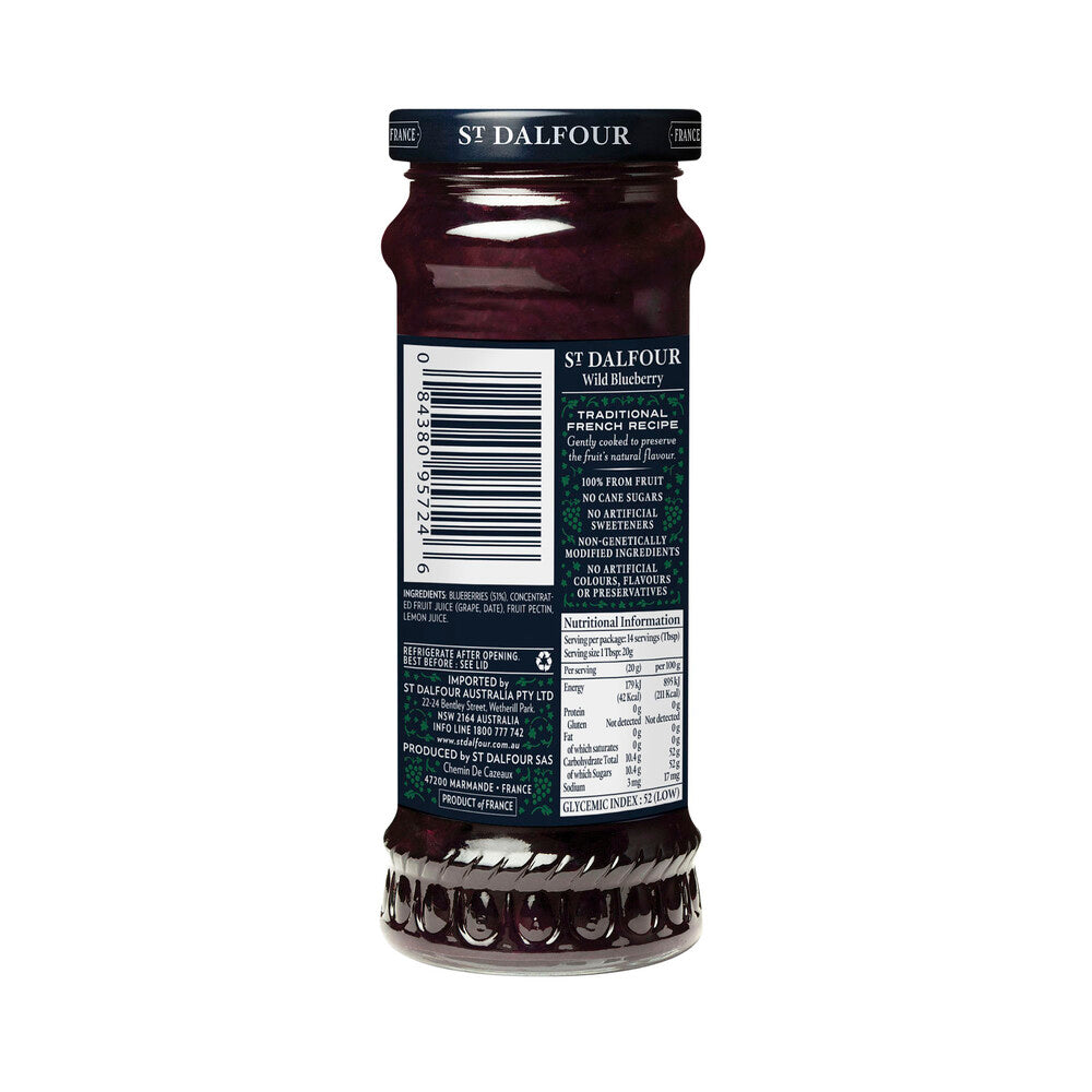 St Dalfour Wild Blueberry Spread - 284g