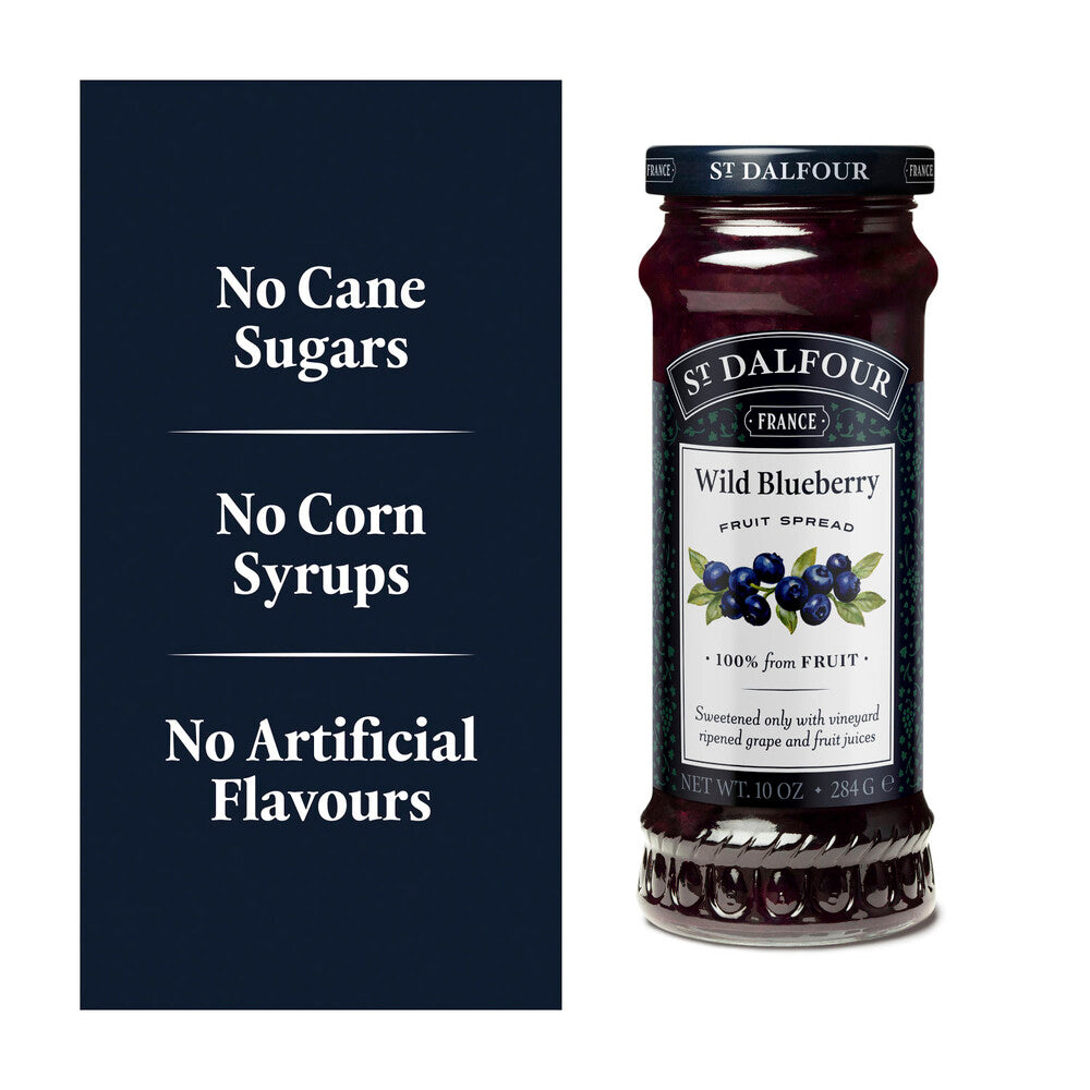 St Dalfour Wild Blueberry Spread - 284g