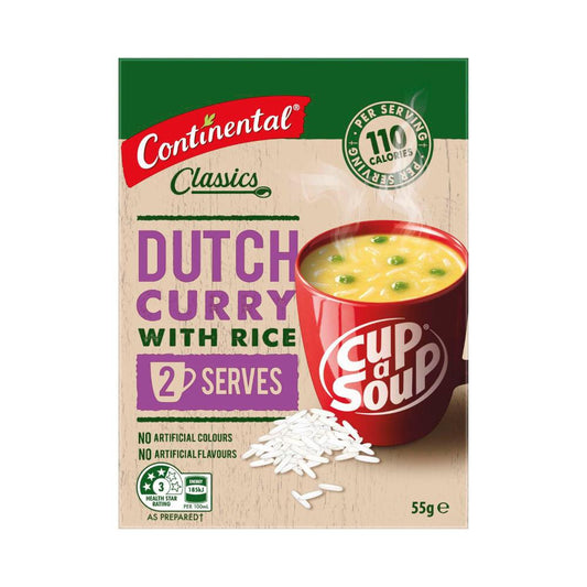 Continental Cup A Soup Dutch Curry With Rice Serves 2 - 55g