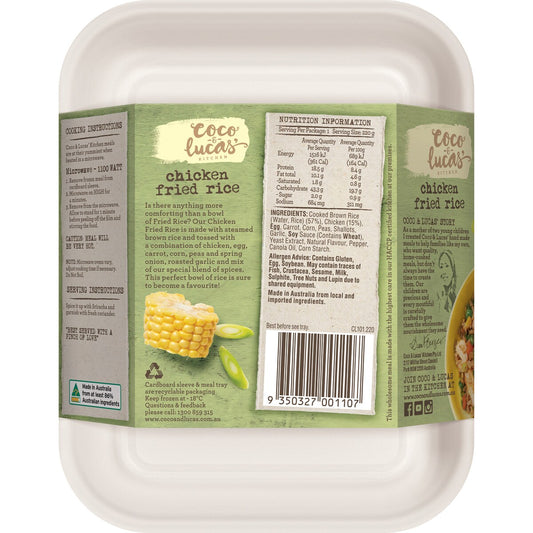 Coco & Lucas' Chicken Fried Rice Meal 220g