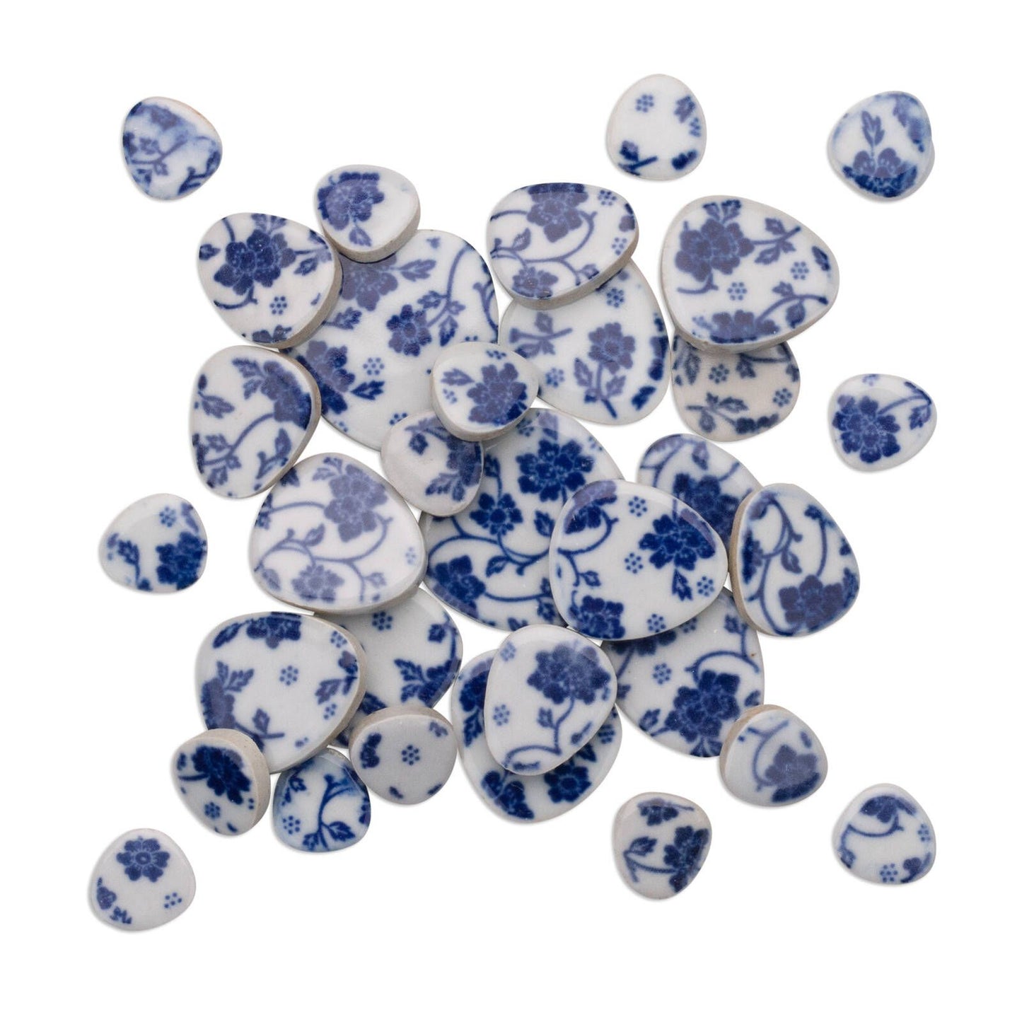 Mandala Art Duchess Ceramic Mosaic Pebbles - Mixed Size