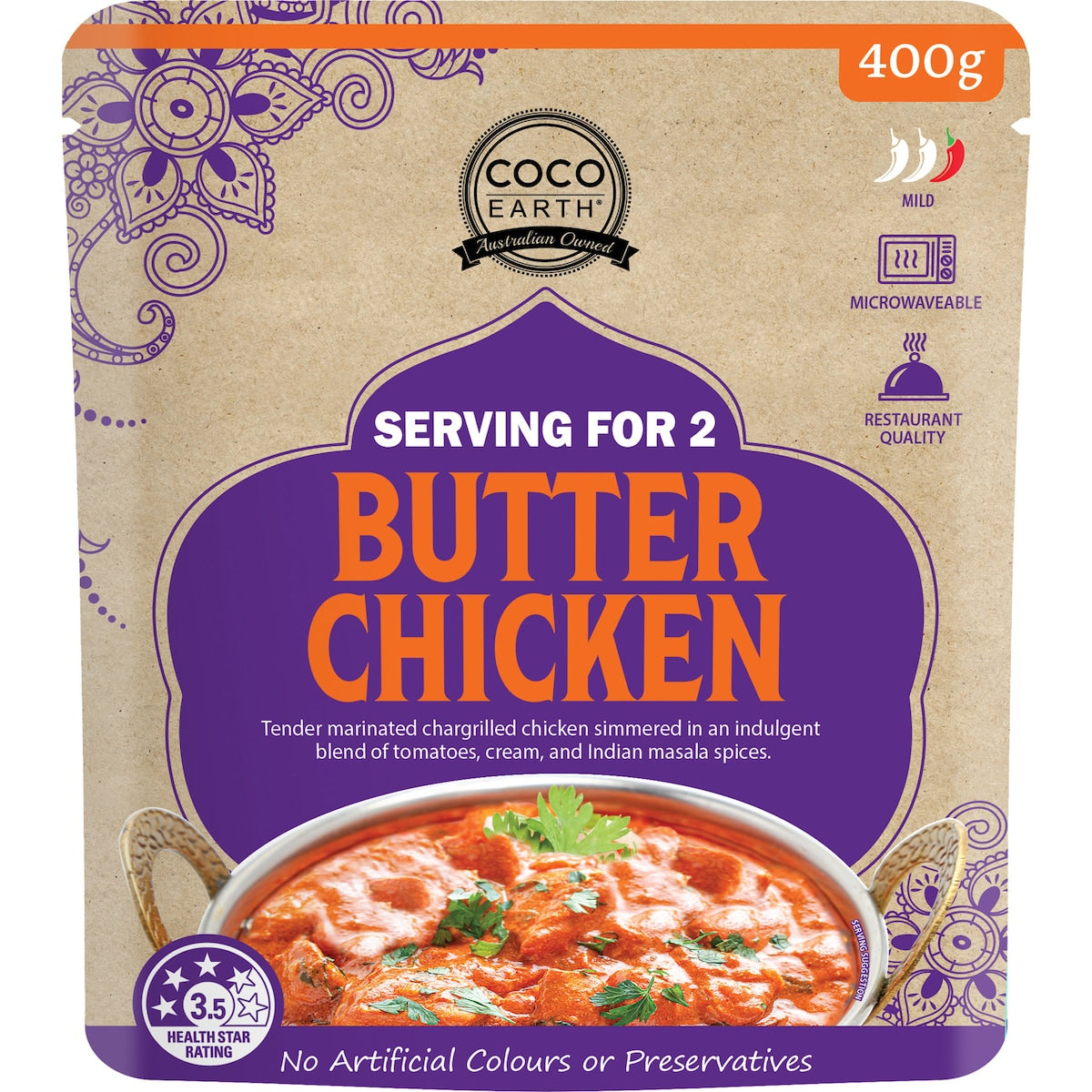 Coco Earth Butter Chicken 400g