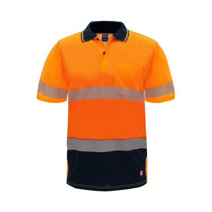 Citeco Orange Hi Vis Short Sleeve Polo - XL