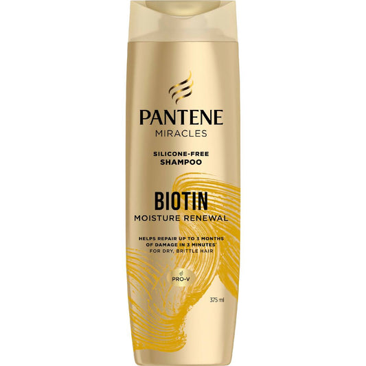 Pantene Biotin Silicone-free Shampoo 375ml