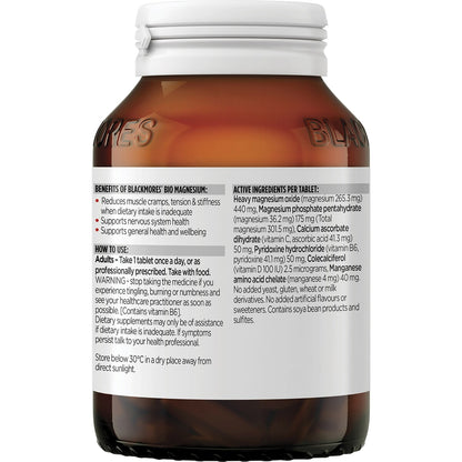 Blackmores Bio Magnesium Muscle Health Tablets 150 pack